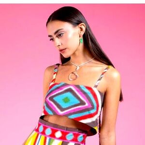 Alexis naissance tassel crop top in Maui